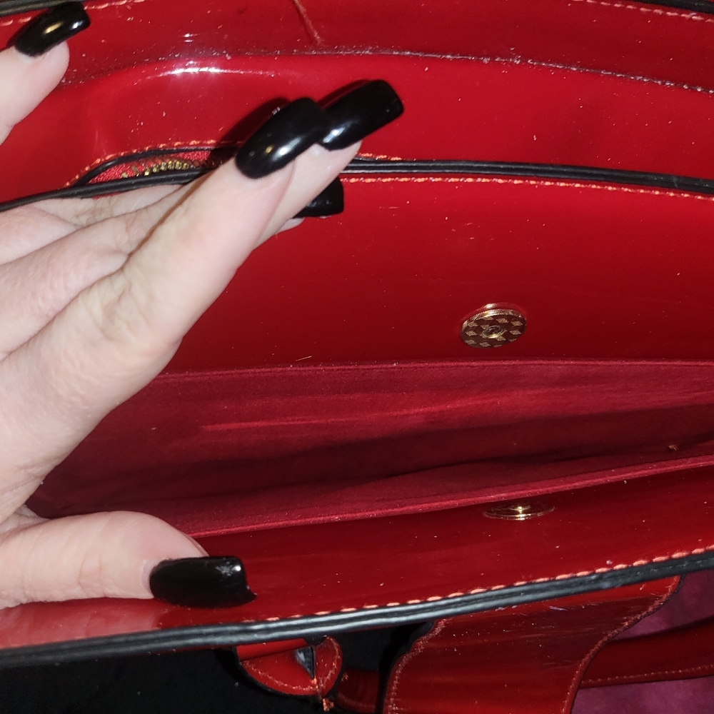 Stylish Red Leopard Print Handbag - Picture 4 of 10
